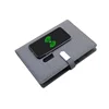 Boshiho PU Leather Wireless Charging Notebook With 8000mAh Power Bank Customized Creative Corporate Gifts