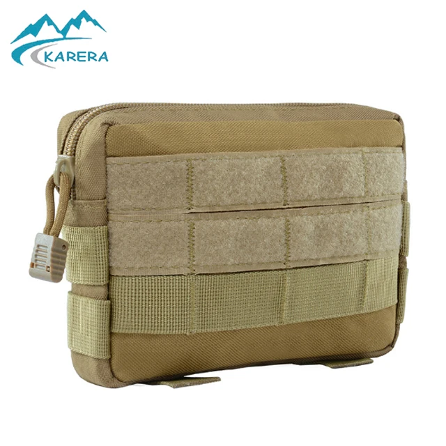 

Camouflage Tactical Pouch EDC Tool Military Waist Bag Molle sub-package Pocket, Khaki black army green