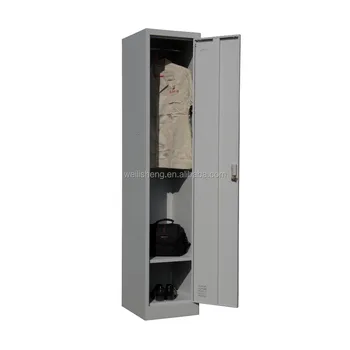 China Made Single Door Steel Wardrobe Godrej Steel Almirah Gym