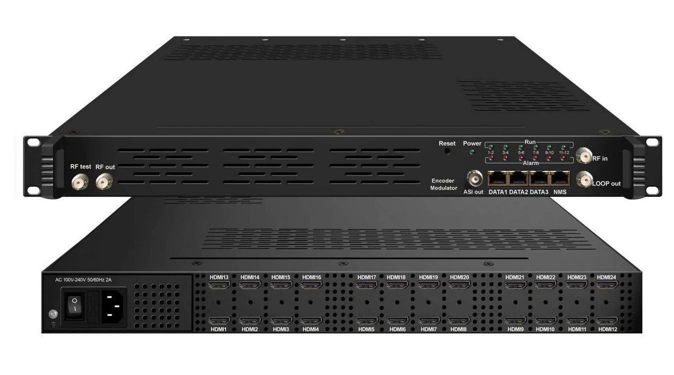 New products 16 HD video encoder modulator ISDB ATSC QAM DVB-T RF out COL5011U-NH1