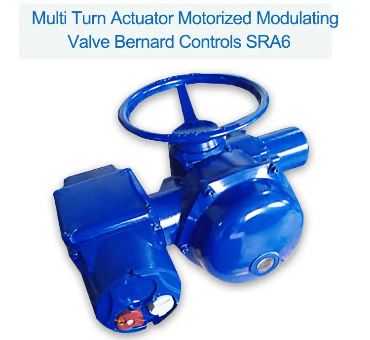 Multi Turn Actuator Motorized Modulating Valve Bernard Controls Sra6