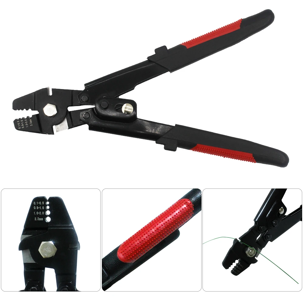 Wire Rope Swager Fishing Crimpers Plier Tool For Copper Fishing Line ...