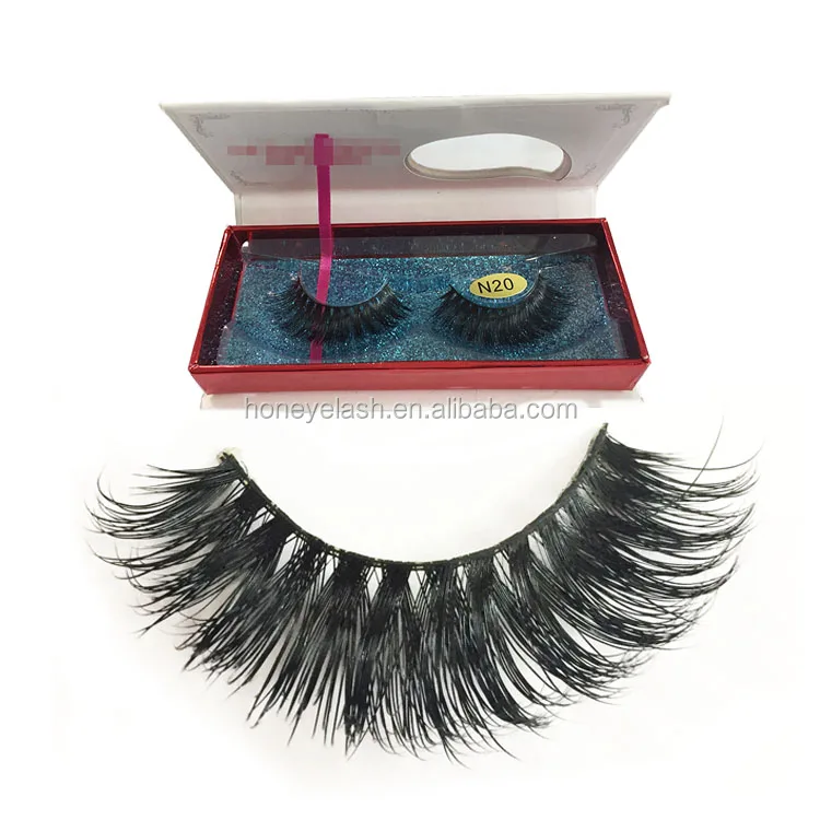 

premium cruelty free mink eyelash clear / black cotton band mink false eyelashes