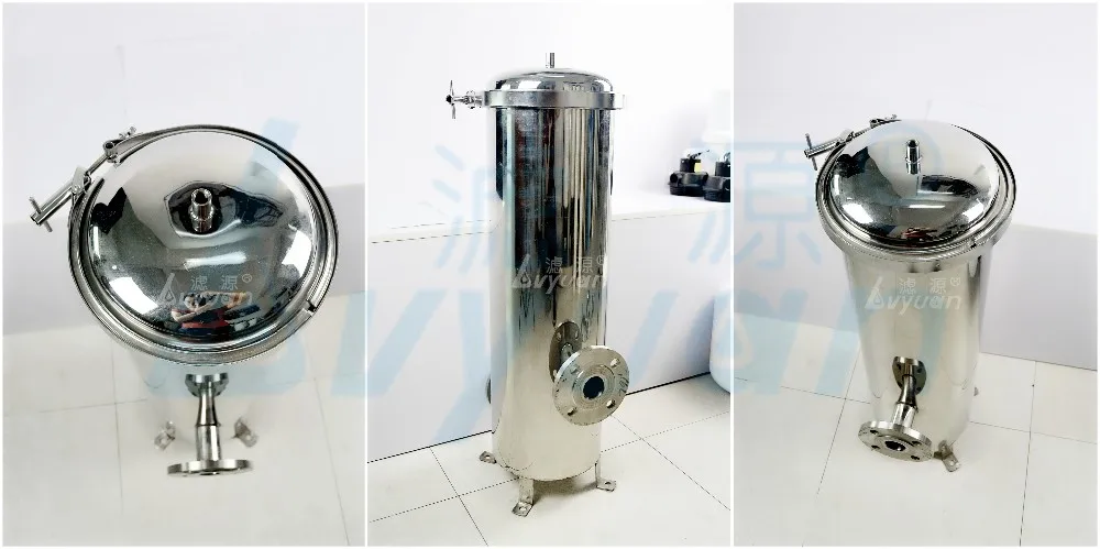 Lvyuan stainless steel cartridge filter housing manufacturers for water Purifier