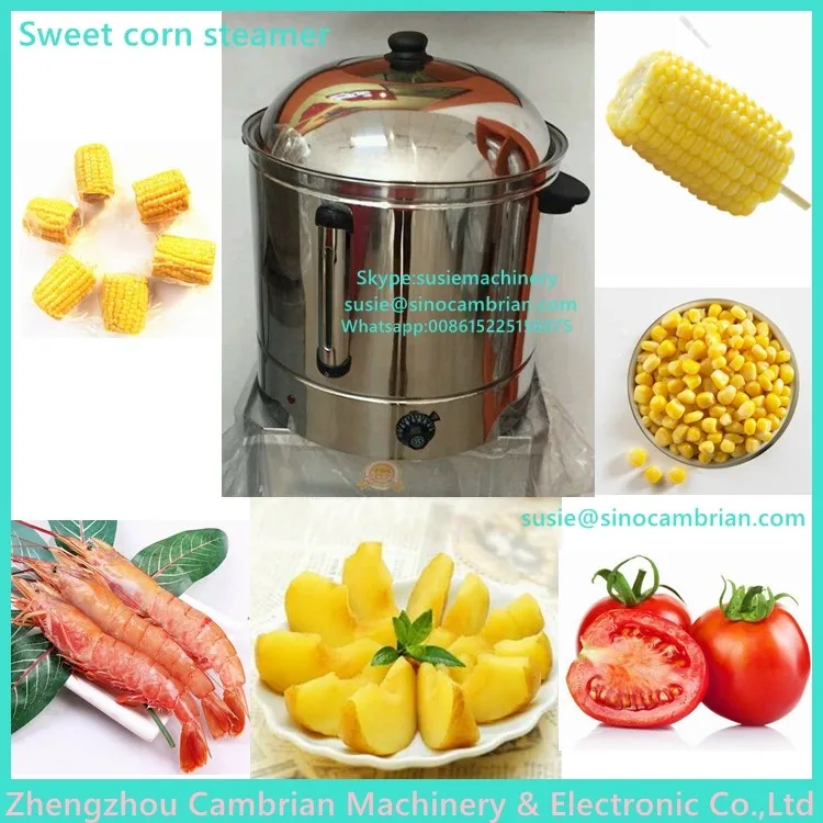 Safety Autooff Digital Control 48l Electric Cooling Sweetcorn Steamer With 2 Partion Buy