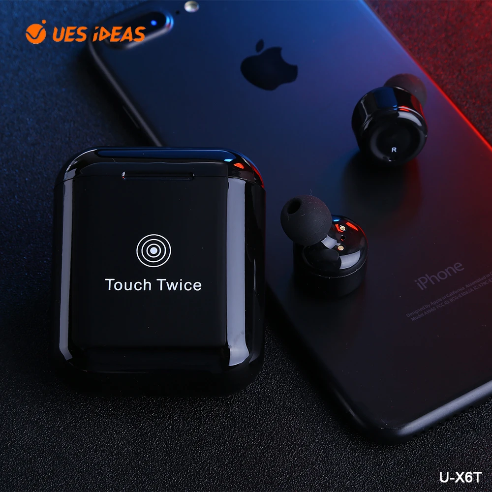 

X6T Mini Sport Waterproof IPX7 Ture Wireless TWS Bluetooth Earphones, Black;blue;brown;gold;orange;red;silver;white;yellow