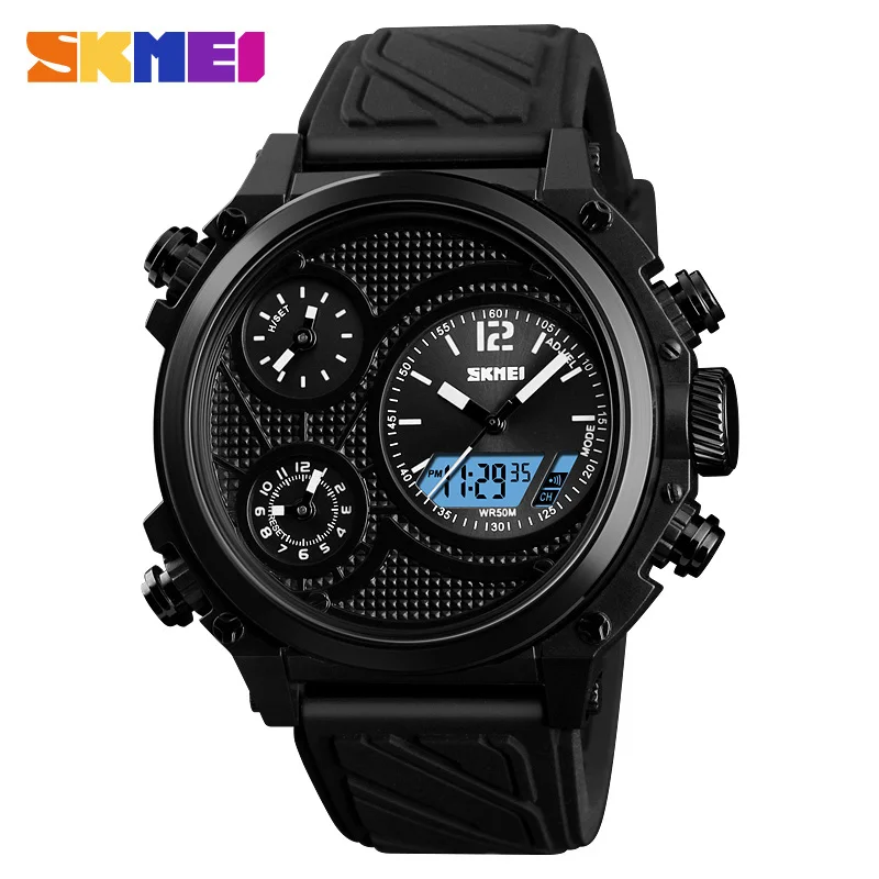 

WJ-7569 Skmei Youth Fashion Personality Electronic Watch Amazon Hot Style Men's Waterproof Manufacturers Direct Watch, Mix