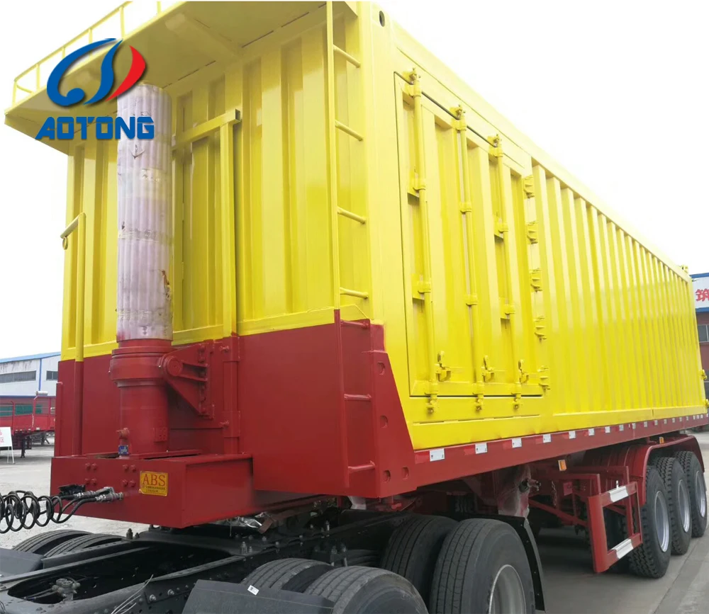 Tri Axle Hydraulic Cylinder Side Dump Truck/side Tipper Dumper Truck