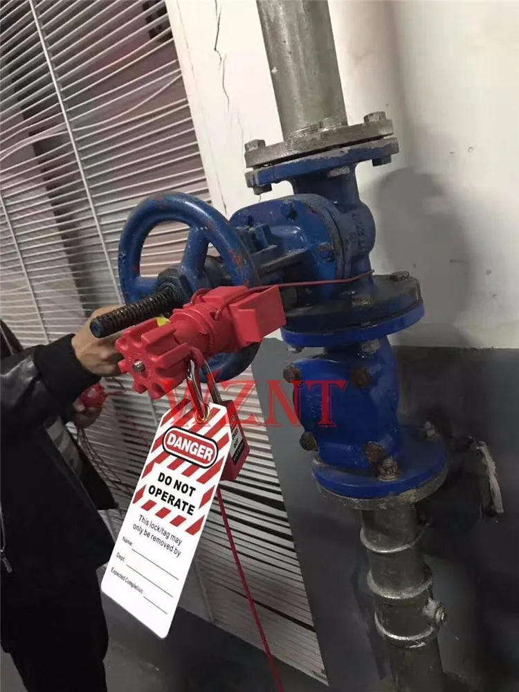 Dispositif De Verrouillage Pour Vanne – Sécurité Industrielle, Plastique Résistant, Pour Vannes Jusqu'à 80 Mm