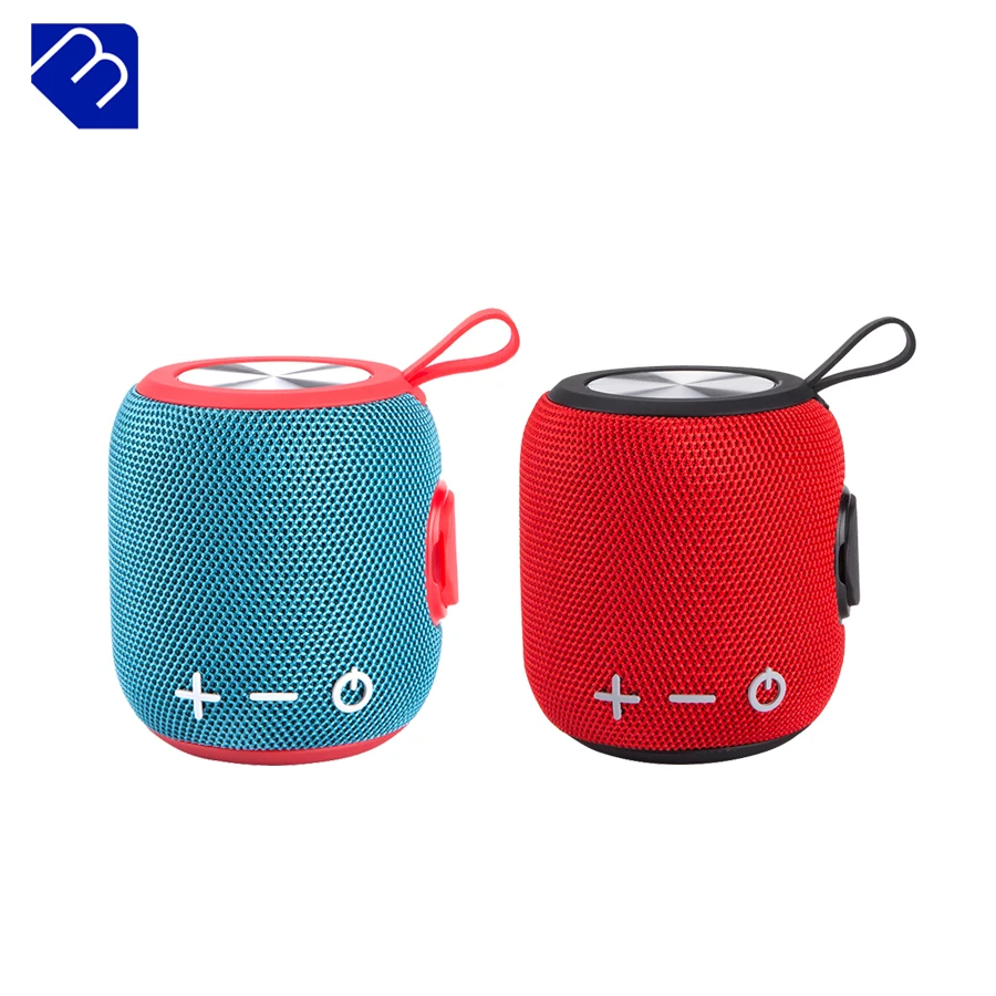

Water Proof Bluetooth Mini Bath Travel Speaker, Black red