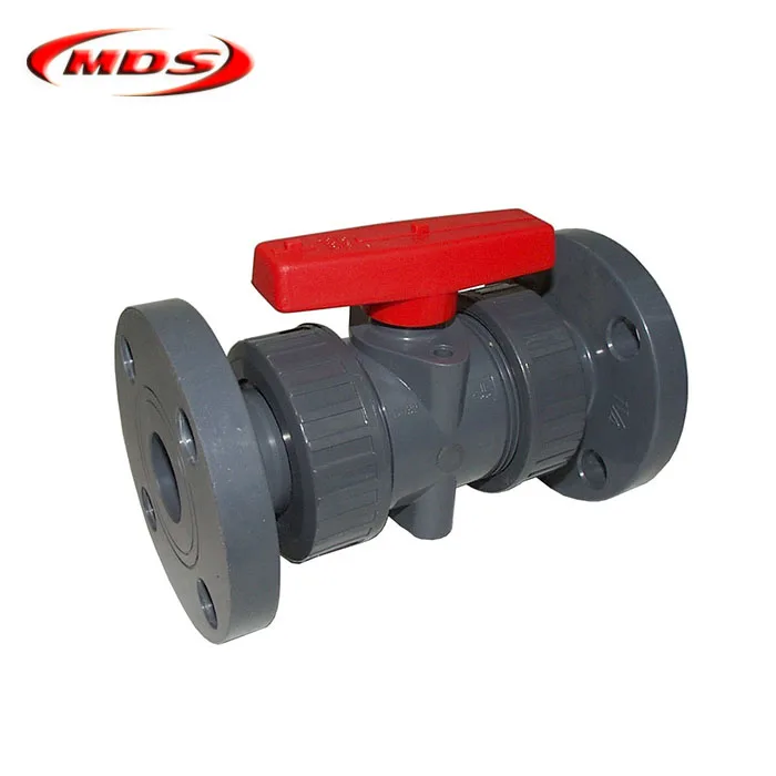 flanged pvc ball valve