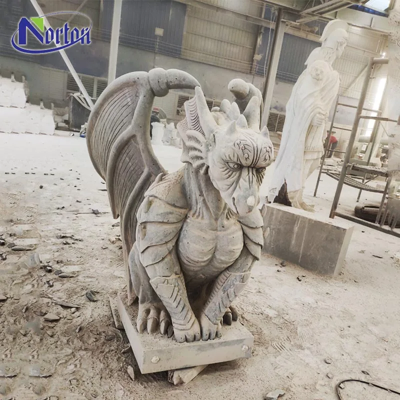 Factory Custom Outdoor Garden Decoration Carving Animal Sculpture Stone