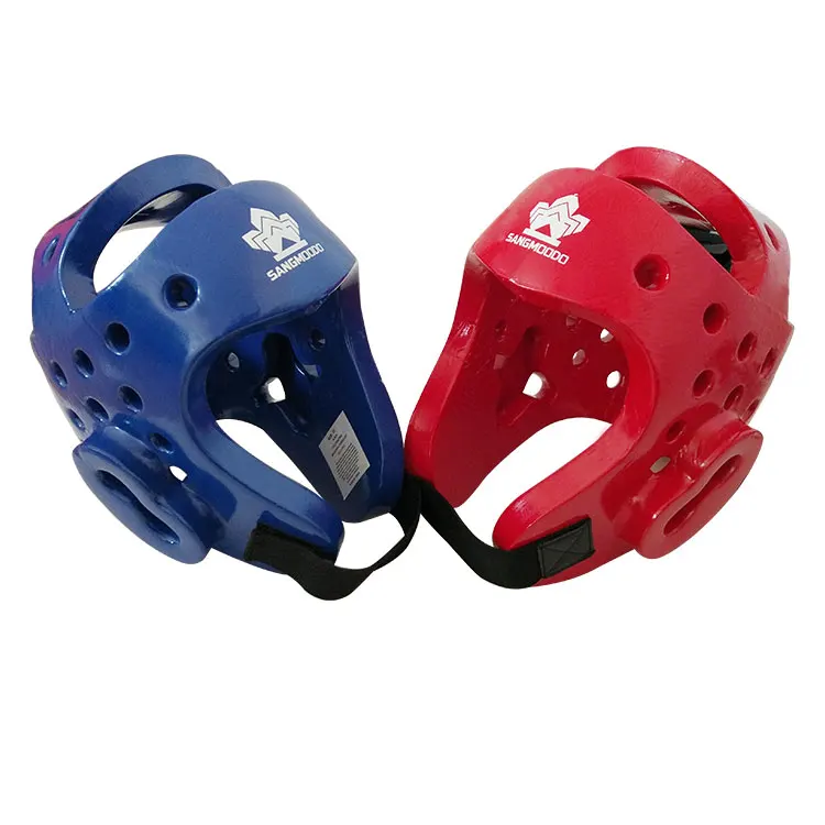 

Comfortable durable martial art sparring helmet head guard taekwondo protector, Blue/red/white/black