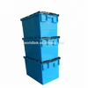 70L Attached Lids Shipping Use Home Relocation Moving Plastic Bin