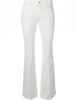 Royal wolf denim jeans manufacturer OEM CUSTOM PFD denim pure withe full bleached high waist bootcut jeans