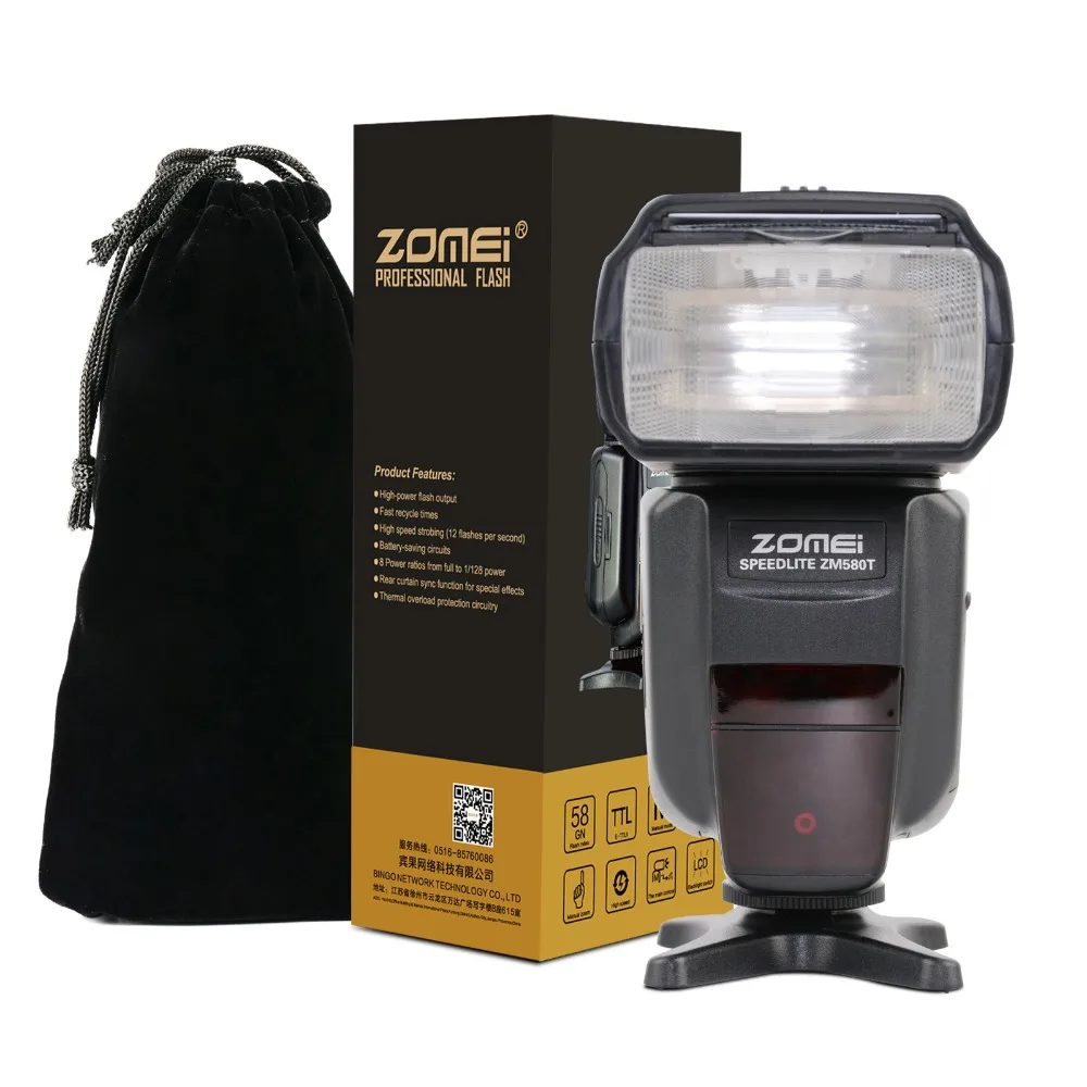 ZM-580T Auto Focus TTL Flash Speedlite light for DSRL Camera