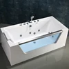 Modern White Massage Acrylic Freestanding Bathtubs