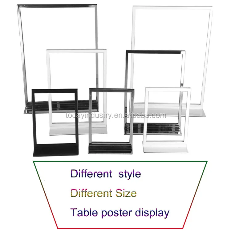 Metal Table Poster Display Banner Stand for A3, A4 Posters