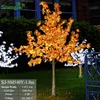 Superb quality artificial waterproof outdoor maple led christmas tree light