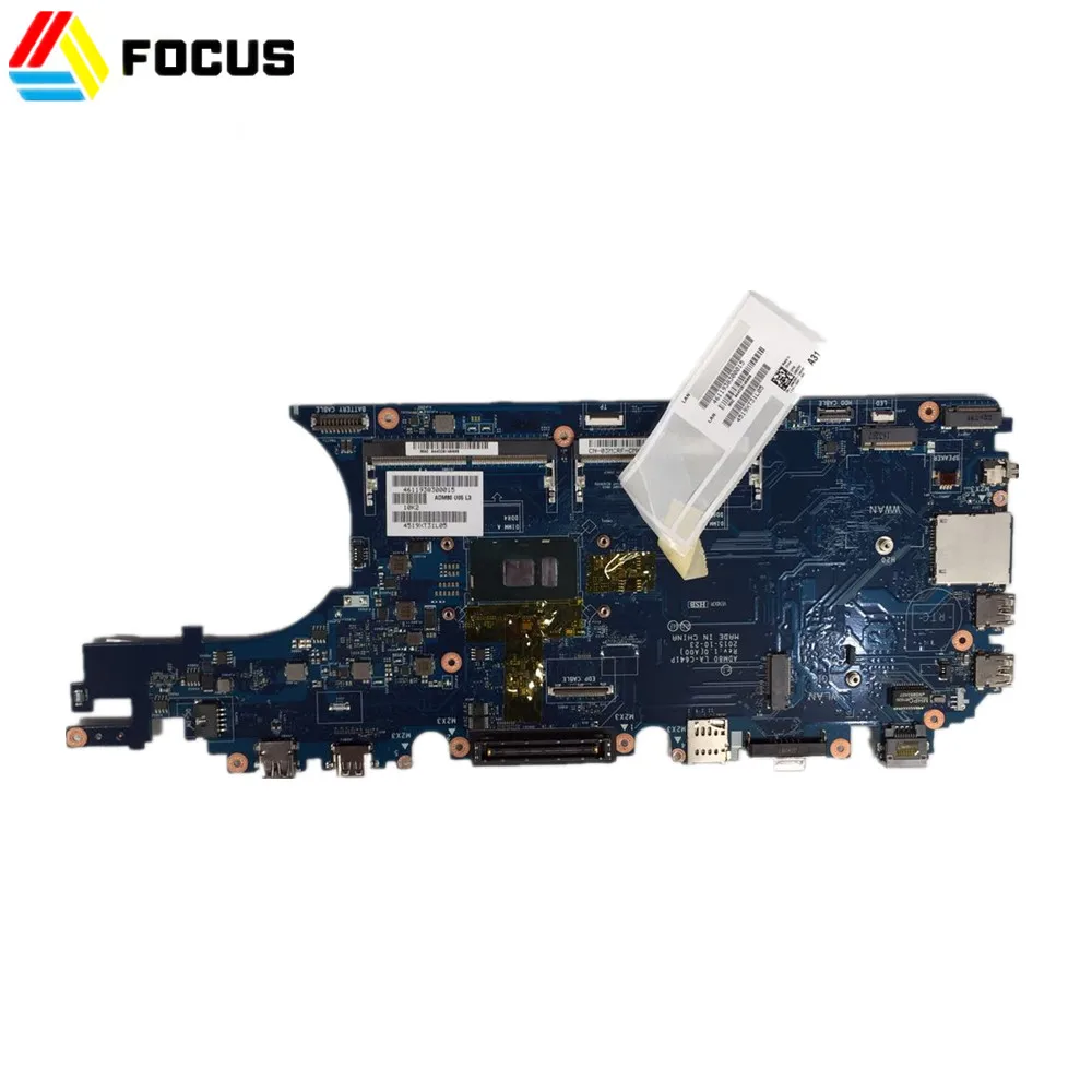 

Genuine Original New System Board for Dell Latitude E5570 Motherboard i5-6300U 2.7GHz LA-C641P PN 3MCRF