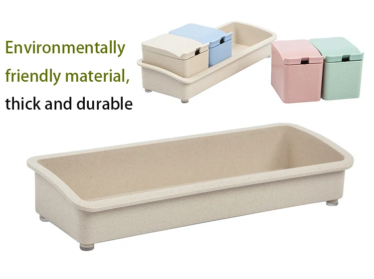 Online Shop New Products Kitchen Accessories Set Wheat Fiber Cooking Tool 4pcs Colors Condinent Container Salt Seasoning Box.jpg