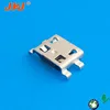 port micro usb lock reversible right angle pcb mount usb connector