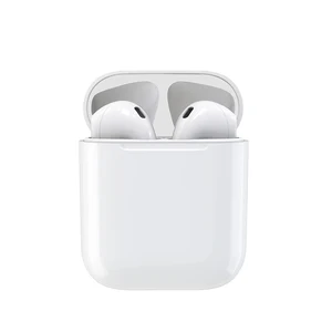 2019 Amazon top seller I12 TWS V5.0 sport Bt earphones earbud i12 with Double earphone magnetic charging box