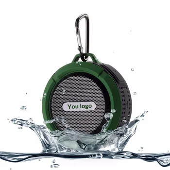 

wholesale china import portable mini Outdoor Waterproof Blue tooth Wireless Speaker C6 with suction cup for iphone for samsung, Black,red,blue,white,green,gary