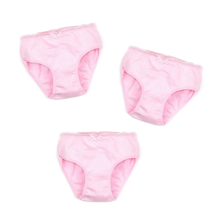 3 Pcs Set Kids Girl Model Panties Princess Pink Lovely Kids Underwear ...