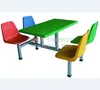 restaurant Furniture Fast Food Fixed Dining Table and Chair
