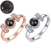 2019 New Engagement Wedding Ring 100 Languages "I Love You" Memory Rings for Women Mother's Day Gift