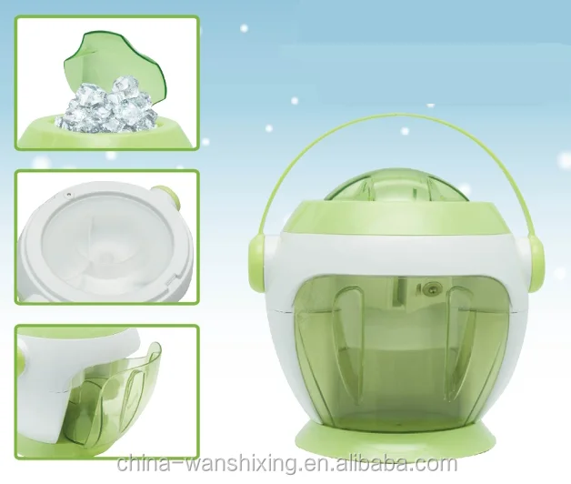 
2016 Hot selling safety lid portable ice shaver 