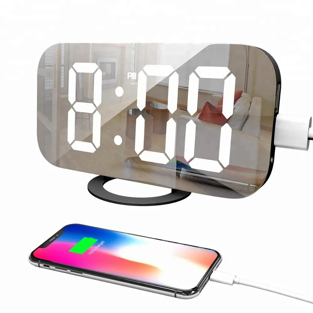 

Amazon Top Seller 2018 Digital Projection Night Light Alarm Clock, Any pantone color;led color;customized logo;package all available
