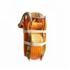 5T ratchet belt tie down strap 100% Polyester webbing tension belt with double J hooks