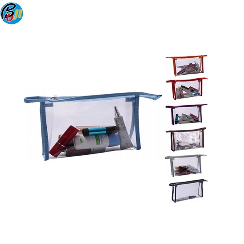 

Wholesale Promotional fashion clear pvc travel cosmetic bag