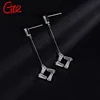 China wholesale Korea style bijouterie silver drop earrings eardrop earbob