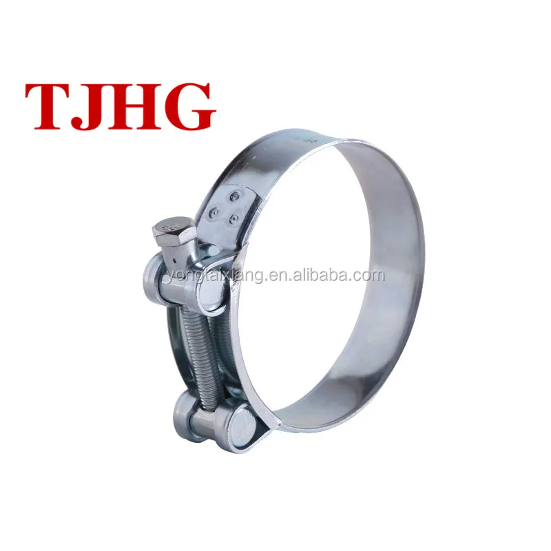 
High-quality Robust heavy duty hose clamp with solid nut 