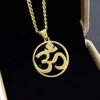 Fashion jewelry Ohm OM necklace & bracelet pendant for wholesale diamond Yoga charms