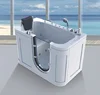 Corner bathtub whirlpool massage bathtub for old people and disabled people walk in bathtub