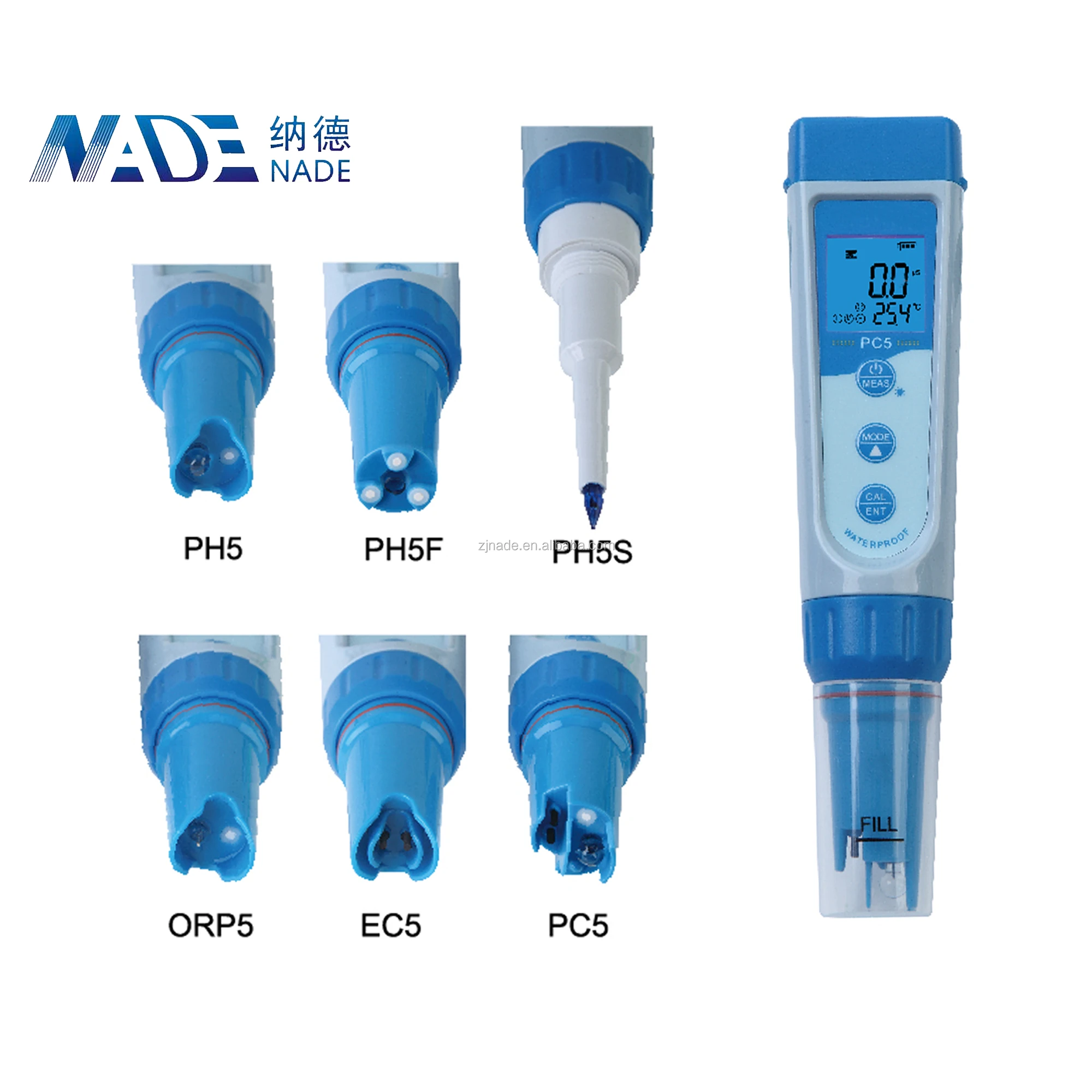 NADE PC5 loại bút kỹ thuật số pH Tester Độ dẫn điện TDS máy đo muối