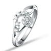925 Sterling Silver Full Moon Women Rings