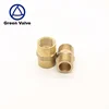 Green valves Brass fittings Brass/Bronze Female Tees with compression fittings