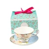 Promotional Fine bone china ceramic gift tea cup