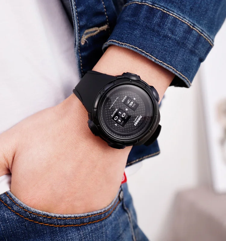 Skmei 1487 Drum Watch Guangdong Watches Big Mens Watches Big Wrists