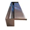 Copper plated sheer descent stainless steel water curtain swimming pool waterfall fountain nozzle