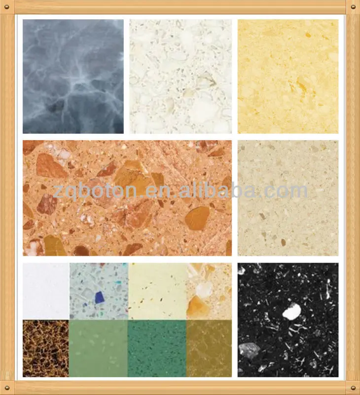 Multicolor Artificial Marble For Floor,Manmade Stone For Flooring Tile