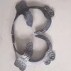 wrought iron component cast and forging leaves fitting gate decoration