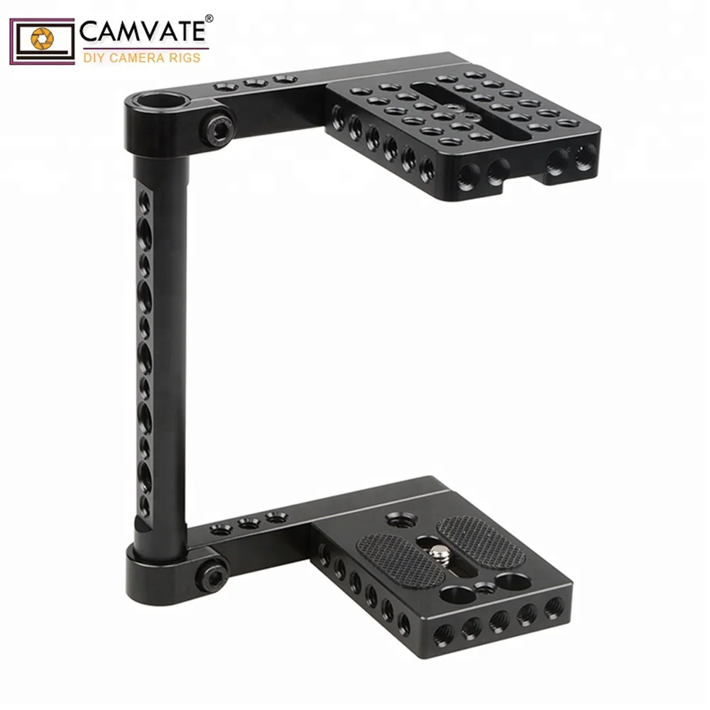 

DSLR Camera Cage Rig Video Support Baseblate Cage, Balck