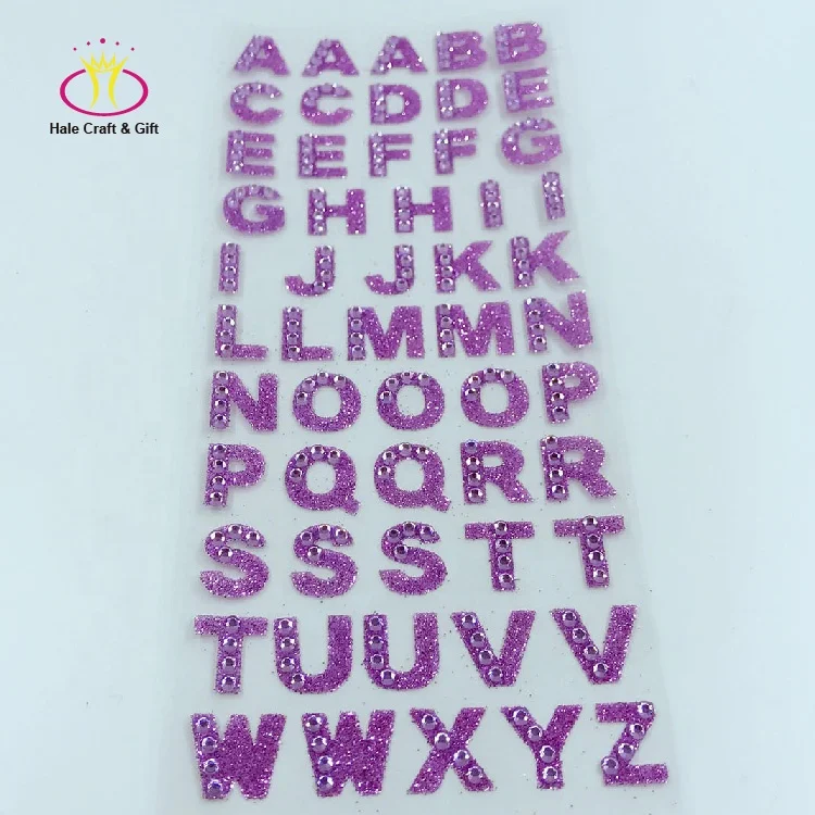 Best Quality Self Adhesive Crystal Rhinestone Scrapbook Sheet Sticker