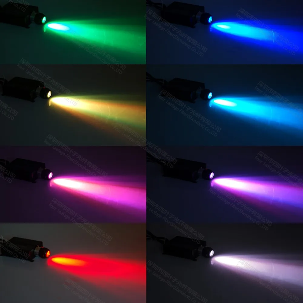 16w rgb led fibra ottica generatore di luce motore per plafoniere ... Plafoniere moderne cristallo led